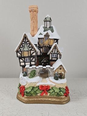 🏰 David Winter Cottages The Scrooge Family Home Premier Ltd Ed Vintage